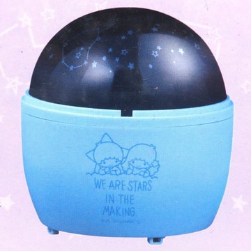 asdfkitty*特價 雙子星 藍色LED投射燈 變色投影燈 小夜燈-日本正版商品