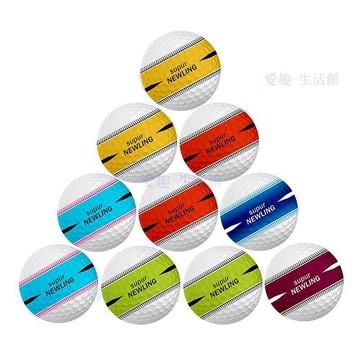 【臺灣-出貨】高爾夫球360°無縫對接推杆線綵球三層比賽超遠距球068K