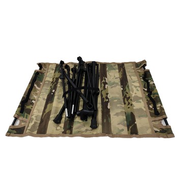 Sundick 輕量折疊戰術桌 承重30KG  收納42 x 10cm 展開59.7 x 40.5 x 38cm  59.7cm  多地迷彩