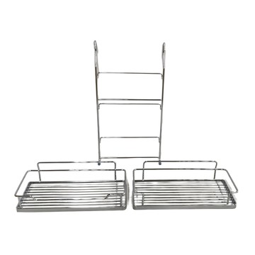 DAY&DAY 日日家居 雙層活動式調味架 ST3088-2 304不鏽鋼材質  335 x 160 x 465mm  銀色  1組