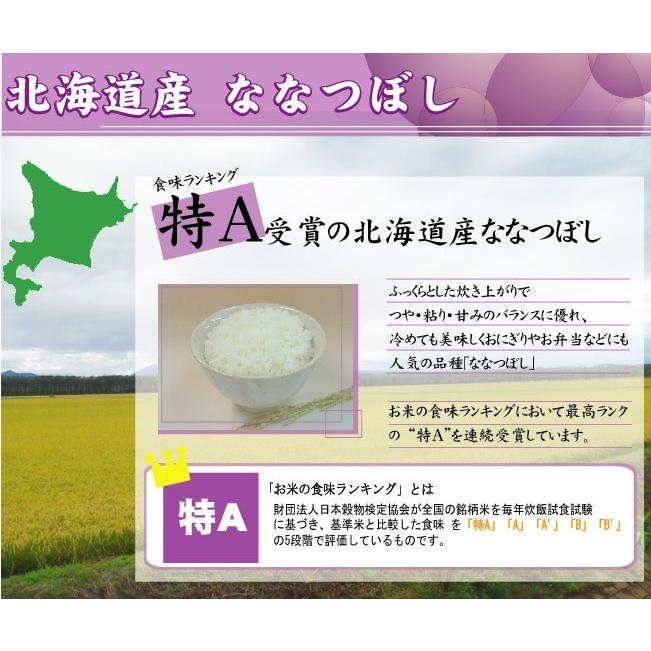 新米 20kg ななつぼし 北海道産 5kg×4袋 精白米 白米 令和5年産 送料無料 特A