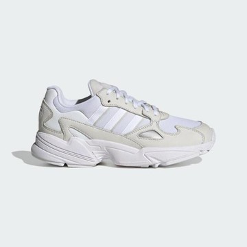 Adidas Falcon W [IG5732] 女 休閒鞋 運動 復古 三葉草 日常 穿搭 舒適 白灰