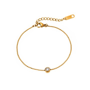 [鍍18K金/鋼飾] 永恆星鑽手鍊 / Eternal Star Diamond Bracelet