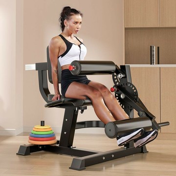 公司貨附發票 坐姿腿屈伸大腿肌肉多功能訓練器材健身房專用下肢彎舉力量練腿器 最低價 快速出貨  最低價 快速出貨