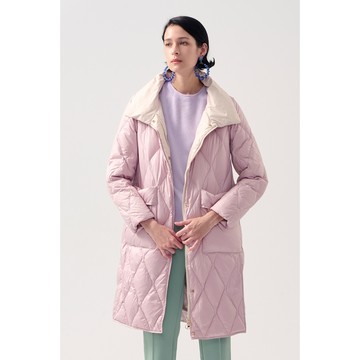 AVVJOY中長版修身羽絨外套輕便保暖顯瘦修身襯托好氣色