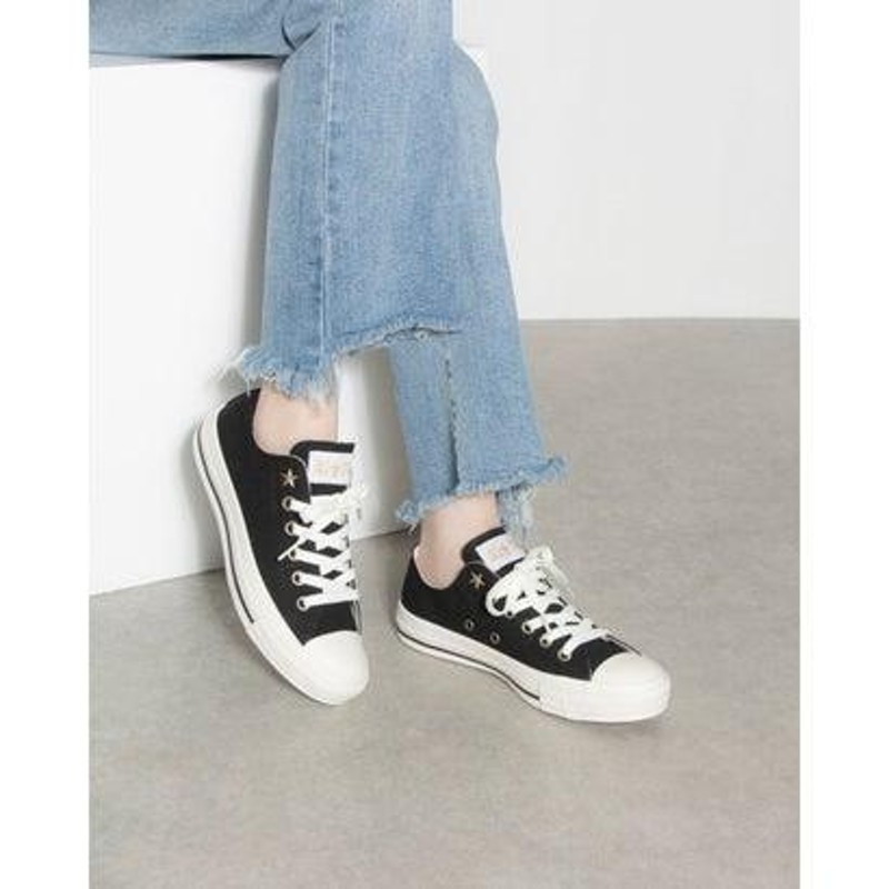 コンバース CONVERSE レディース スニーカー スリッポン ALL STAR AG SLIP OX (ブラック) LINEショッピング