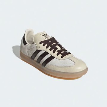 adidas 休閒鞋 Samba OG 男鞋 女鞋 米白 深棕 仿馬毛 德訓鞋 愛迪達 KJ8901