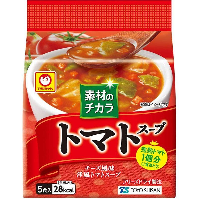 東洋水産 素材のチカラ トマトスープ 5食入×12個入