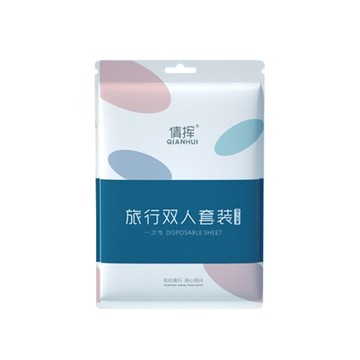 CS22 一次性旅行免洗雙人床包四件套組(3組/入)-2入