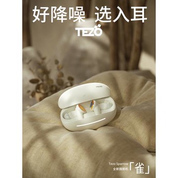 (免運)Tezo雀Sparrow主動降噪藍牙耳機2024新款入耳主動降噪男女蘋果16