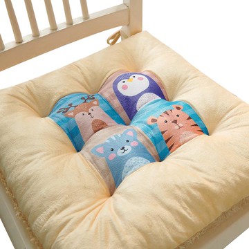 羊羔絨椅子坐墊辦公室久坐冬季加厚學生榻榻米餐桌座椅凳子屁股墊