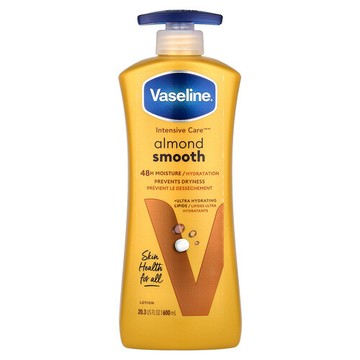 Vaseline, 優效護理™，巴旦木順滑乳液，20.3 液量盎司（600 毫升）