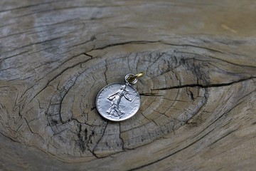 硬幣墜子-法國/1法郎/1976年