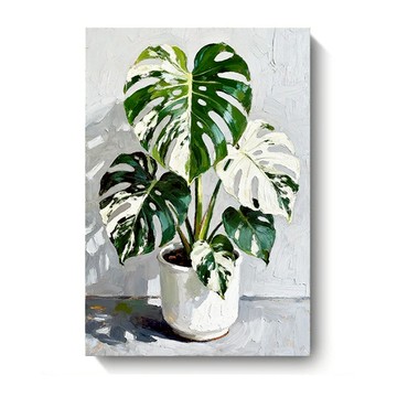 綠葉家的風景無框掛畫