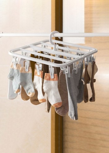 hoi!好好生活 懶角落方形曬衣架