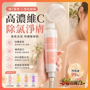 隔日達 香氛過濾蓮蓬頭 增壓花灑噴頭 香氛花灑 香薰花灑頭 香薰蓮蓬頭 過濾蓬蓮頭 濾芯蓮蓬頭 除氯美膚 增壓淨水噴頭