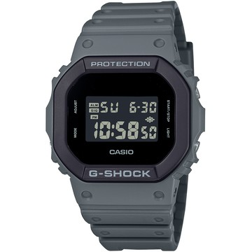 CASIO G-SHOCK 街頭時尚經典方形計時錶/灰/DW-5610UU-8