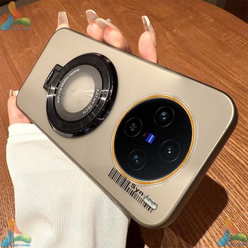 超薄透色磨砂保護殼 CD紋磁吸支架 VIVO X100 Pro X100 X100S Pro 手機殼 膚感硬殼防摔保護套