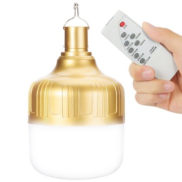充電燈泡 led太陽能燈泡家用室內充電掛燈庭院照明戶外防水超亮可遙控路燈『XY14422』