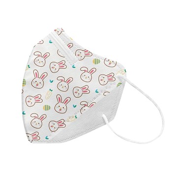興安-兒童立體醫用口罩-兔子(一盒50入)MIT台灣製造