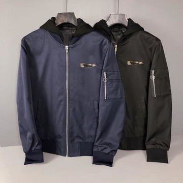 外貿工廠剪標尾單運動休閑潮夾克外套防風衣可脫卸帽男青年刺繡花