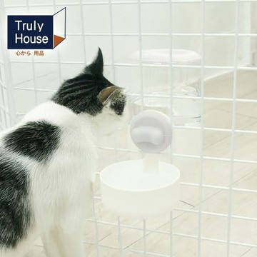 Truly House 白色限定 寵物懸掛式自動飲水機 虹吸款