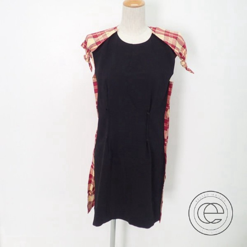 国内正規 Celineセリーヌ フィービー期 タータンチェック切替 バックジップ ノースリーブワンピース36 ブラック マルチカラー レディース 通販 Lineポイント最大0 5 Get Lineショッピング