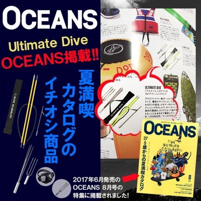 Ultimate Dive 銛先 シングルバーブ 30cm スピアフィッシング 魚突き