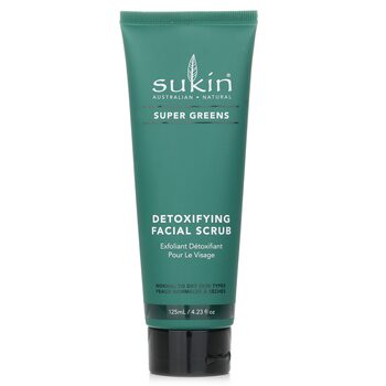 Sukin 蘇芊 Super Greens 排毒面部磨砂膏 125 ml/4.23oz-去角質和煥膚
