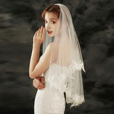 ベール Wedding Veil ウェディングベール 写真色 | LINEショッピング