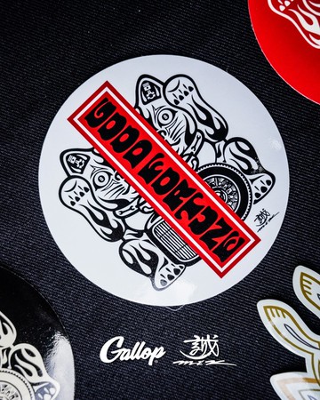 MAKOTO GOOD FORTUNE 招財貓貼紙