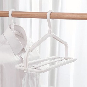 立體式通風快乾伸縮摺疊衣架/毛巾掛架-3入 單一規格