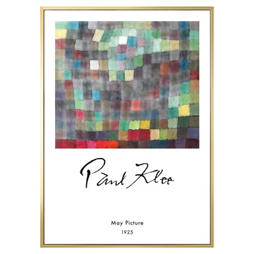 菠蘿選畫所 保羅・克利 五月畫 AVAR5735G  50 x 70cm  金色