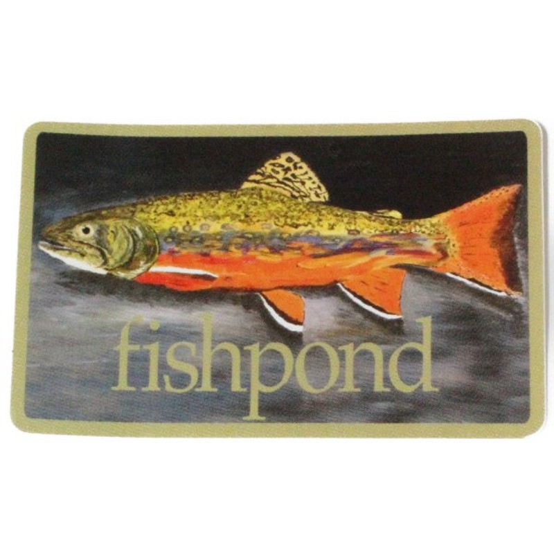 訳あり フィッシュポンド ステッカー ブルック トラウト Fishpond Brookie Sticker 川ます 鱒 魚 釣り シール カスタム ネコポス 新品 通販 Lineポイント最大get Lineショッピング