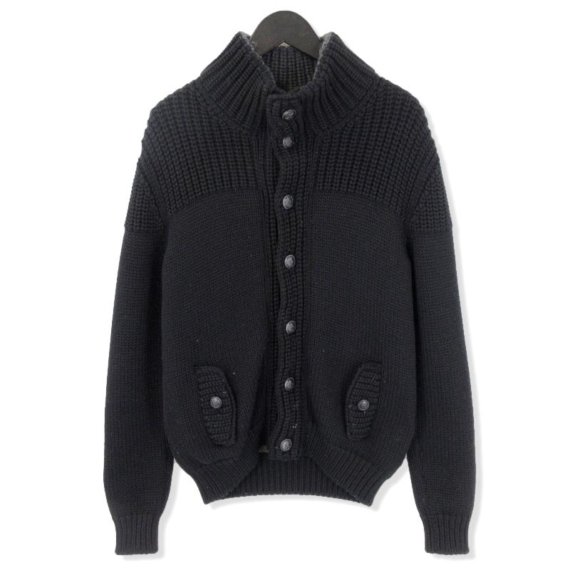 MONCLER モンクレール ニットブルゾン A20919425400 97898 MAGLIONE TRICOT CARDIGAN カーディガン  国内正規 ブラック 黒 M 20016370 | LINEブランドカタログ