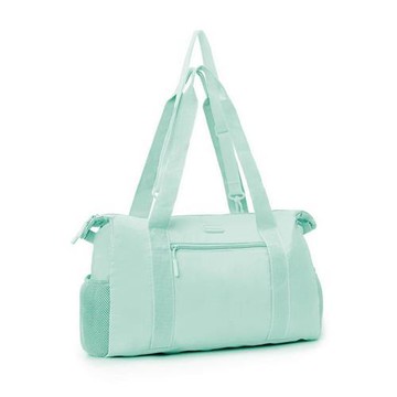 《TRAVELON》Pi摺疊收納托特包(冰薄荷) | 防潑水肩背側背包 背帶包 折疊拉桿包