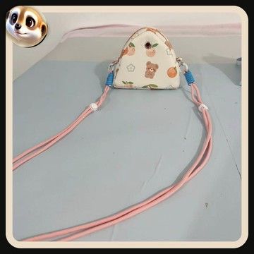 【XL-LX】小熊收納 收納包 蜜袋鼯三角糰子外出包 小寵手工窩 18*7*14