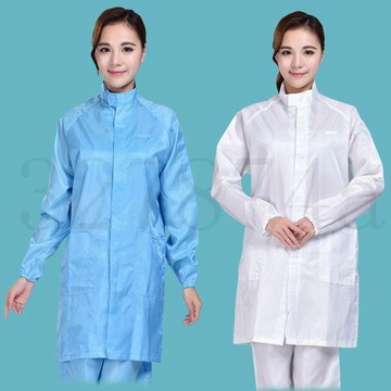 熱賣中防靜電立領大褂工作服 靜電衣無塵服防護服大褂無塵衣
