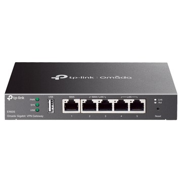 tp-link Omada SafeStream Gigabit 多WAN VPN路由器  ER605  1個