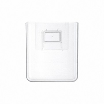 Hiito 無痕水晶系列 多功能透明環保PS材質壁掛收納架 10cm