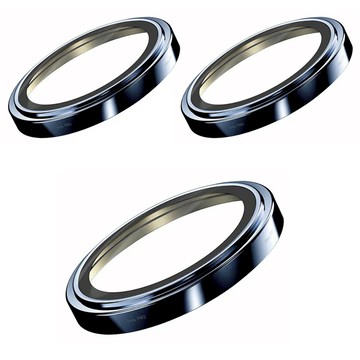 IMOS 藍寶石金屬框玻璃鏡頭貼 鈦藍色 0.5g  Iphone 15 Pro Max  1個