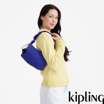 『拉拉包』Kipling 靜魅藍手提肩背兩用包-ELENI