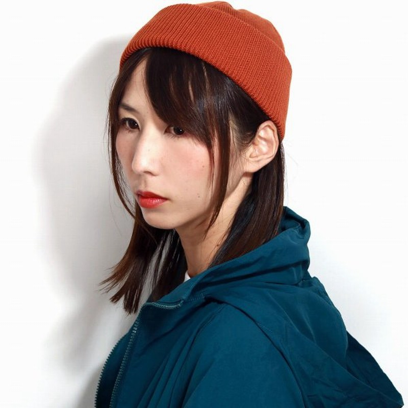 秋 冬 日本製 Racal ニットワッチ リブ ショートワッチ ニット 帽子 レディース ニットキャップ 帽子 ニット帽 メンズ ラカル テラコッタ 通販 Lineポイント最大0 5 Get Lineショッピング