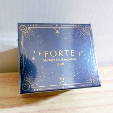 (10%蝦幣回饋/免運) 台塑 FORTE 星光舒緩極潤面膜 (80ml/盒) 肌膚保養 璀璨極萃凝霜