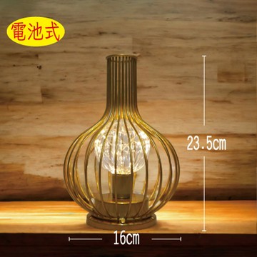 LED 金色葫蘆燈-暖光SCX-11065B電池式