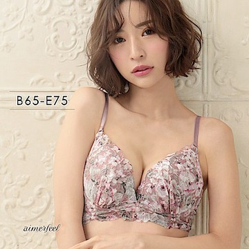 aimerfeel 淡麗花朵 aimerfeel 輕鬆自在內衣 極  單品內衣-711413-PI14