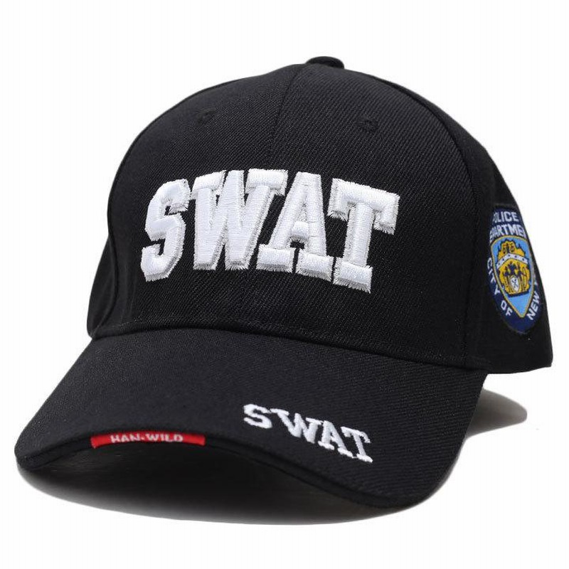 SWAT キャップ 零 ZERO 帽子 ローキャップ ボールキャップ CAP NYPD ニューヨーク市警察 ニューヨーク市警 ロゴ 刺繍 ワッペン  パッチ ミリタリーキャップ | LINEブランドカタログ