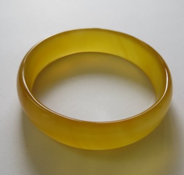黃色瑪瑙手鐲#0422 56mm