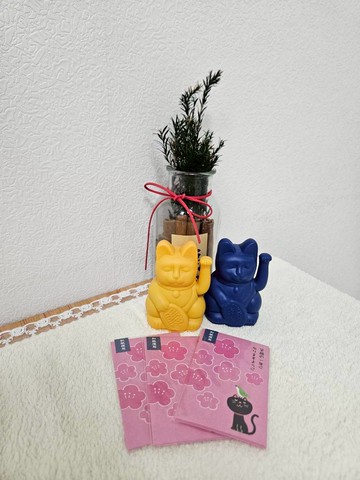 幸福買取??貓咪粉紅色紅包袋-1包3入