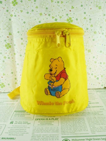 【震撼精品百貨】Winnie the Pooh 小熊維尼~手提背包-黃